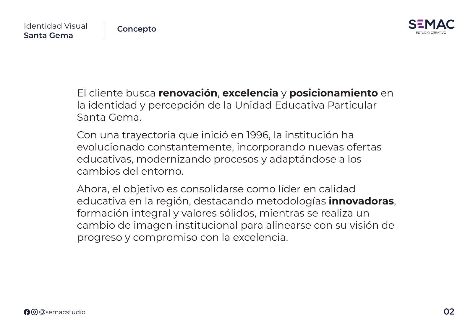 Unidad Educativa Santa Gema — pieza 2