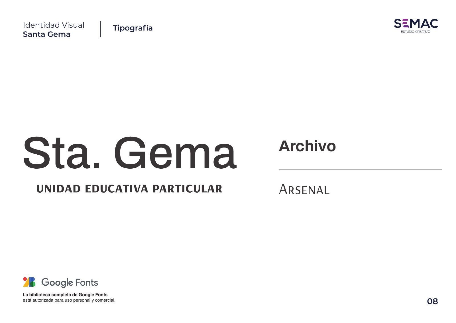 Unidad Educativa Santa Gema — pieza 8