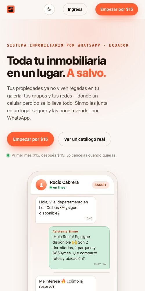 Sinmo en celular