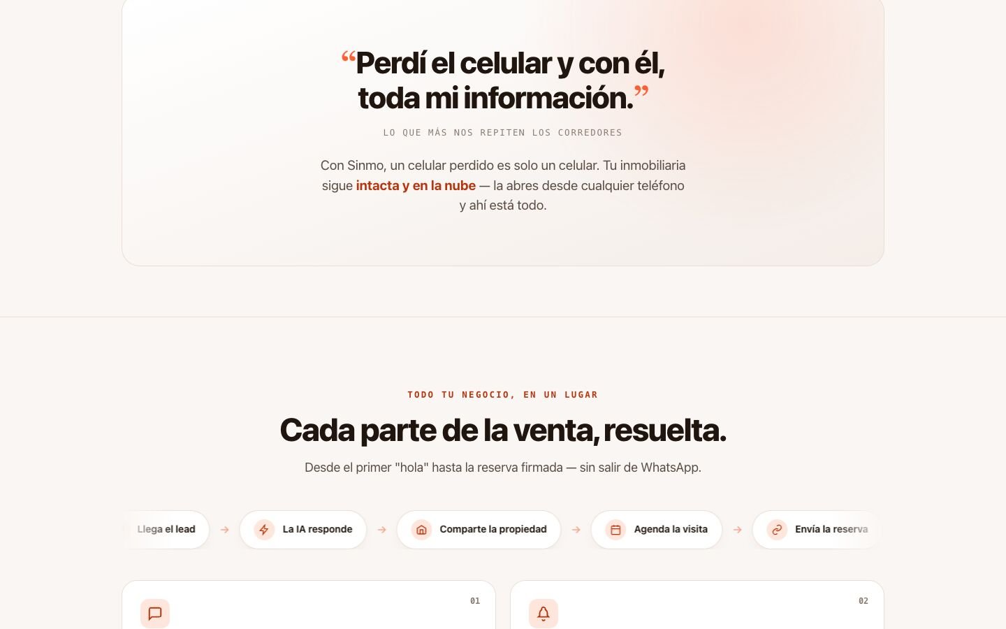 Sinmo en escritorio