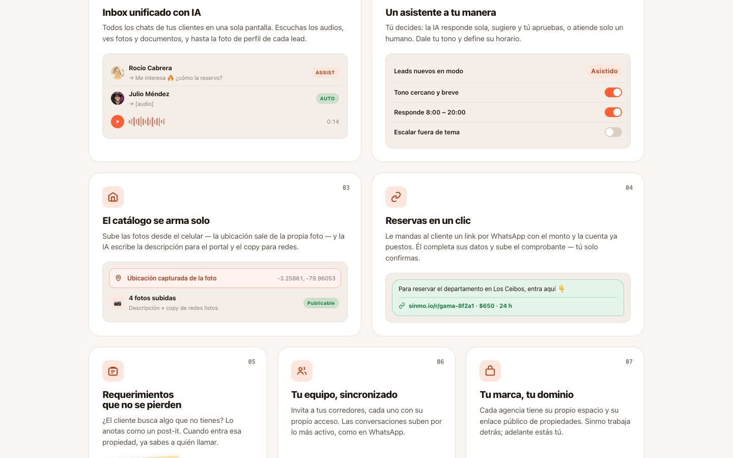 Sinmo en escritorio