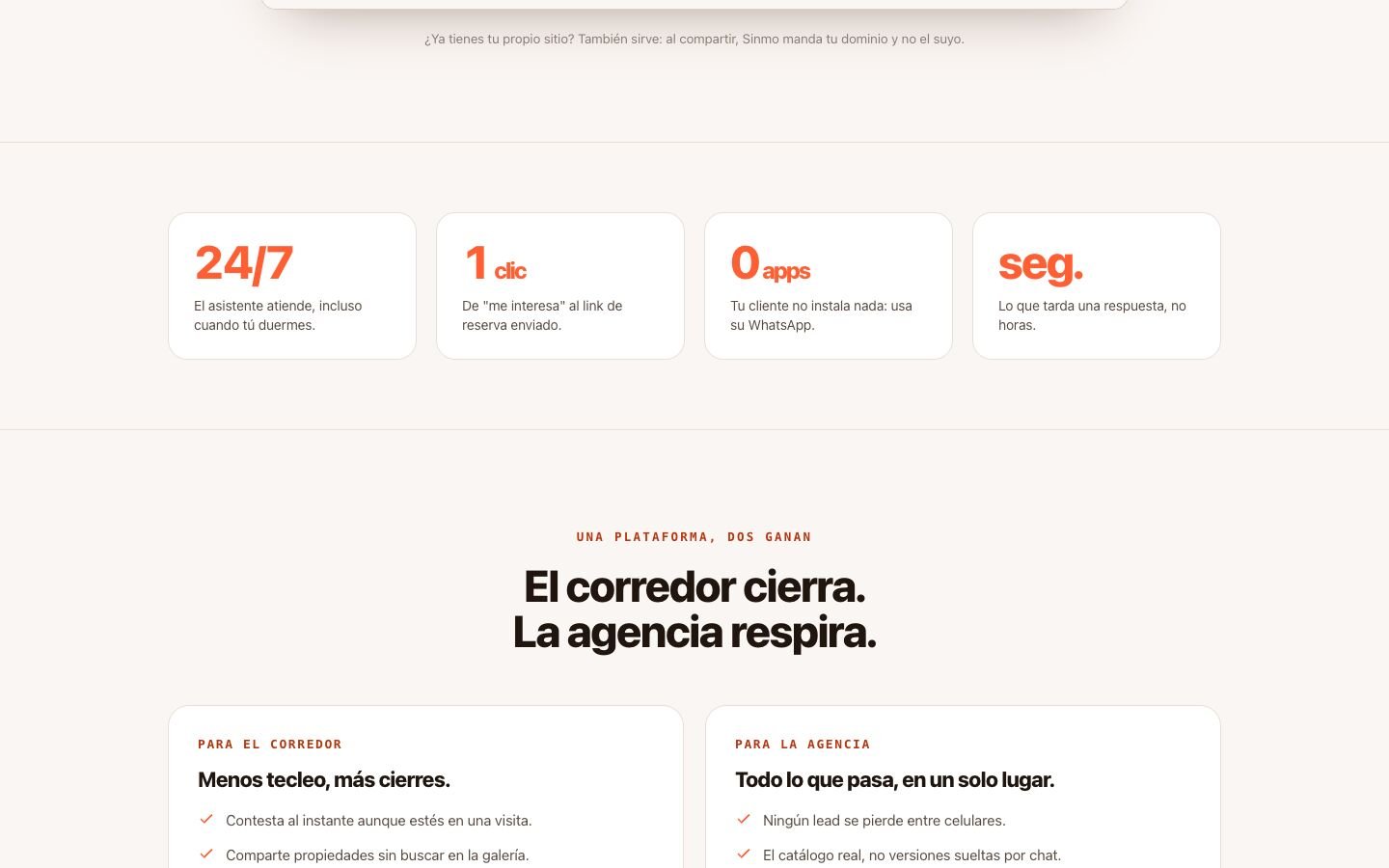 Sinmo en escritorio
